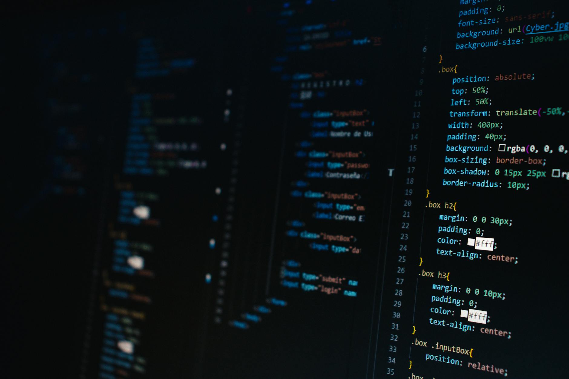 Datorskärm med digitalt bokföringsprogram och grafiska rapporter.